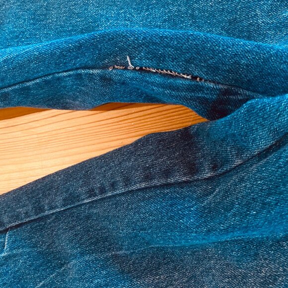 Women's Forever 21 Denim Jogger Cargo Oversize Jeans Size 31 - Picture 10 of 10